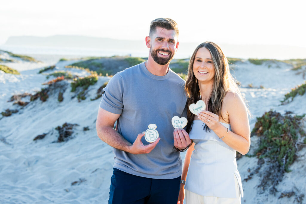 Coronado Beach Proposal Photographer | CJ + Veronica's Surprise Family Reveal san diego proposal photographer 8